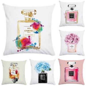 Wholesale home decorative pillowcases: Flower Home Decor Cushion Cover  Pillowcase 45 * 45cm Sofa Seat Cushion