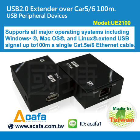 Sell USB2.0 Extender over Cat5/6 100m