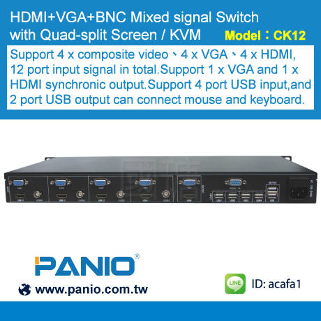 Sell HDMI+VGA+BNC Mixed signal Switch