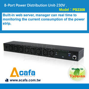 Wholesale indicator: 8*1 Port PDU Power Distribution Unit 230V - IP Power