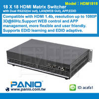 Sell HDMI 18*18 Matrix Switcher with Dual RS232
