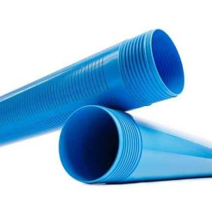 Wholesale water pipes: 110-355 Mm Grey or Blue PVC Well Casing/Screen Pipe Slotted/Casing Pipe for Deep Water Belled End