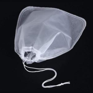 Wholesale mesh bags: Reusable Nylon / Organic Cotton / Hemp Mesh Nut Milk Filter Bag for Food Strainer