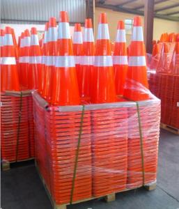 Wholesale reflective cone: Manufacture Top Sale 70 Cm Road Cone Flexible PVC Safety Used Traffic Cone