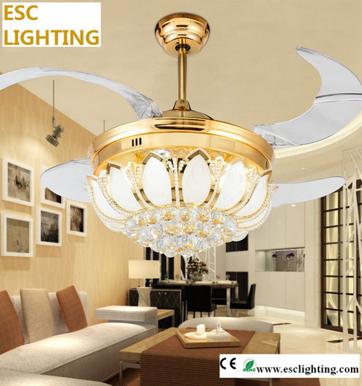 Decorative Ceiling Fan with Lights with Hidden ABS Blades(id:10296335 ...