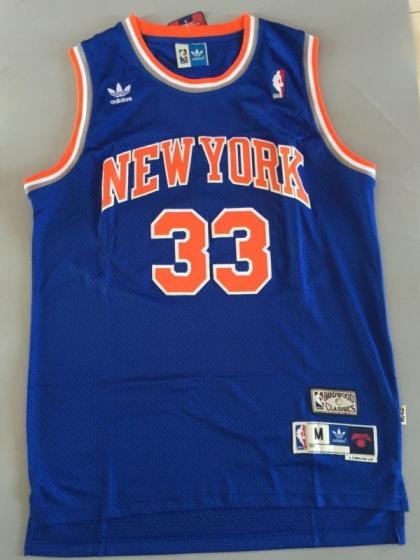 New York Knicks Swingman Throwback Jersey Blue Size S-XXL(id:10913429 ...