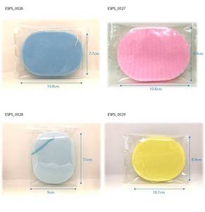 Wholesale color bag: Face and Body Cleansing Sponge