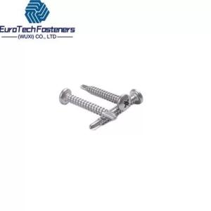 Wholesale cap bolt: A2 DIN7504 N Cross Recessed Phillips Pan Head Self Drilling Screws with Tapping Screw Thread