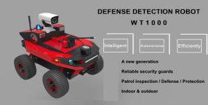 Wholesale electrical bell: WT1000 AI Unmanned Ground Vehicles Security Patrol Inspection Robot for Home Guard
