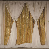 Wedding Stage Background With Beatiful Wedding Drape And Curtain