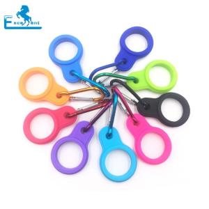 Wholesale silicone bottle: Silicone Water Bottle Belt Holder Buckle Clip Water Bottle Buckle with Carabiner