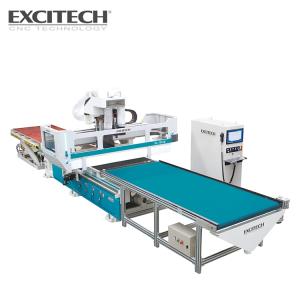 Wholesale pvc window machine factory: Excitech Woodworking CNC Router with Loading and Unloading System