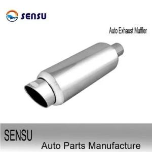 Wholesale exhaust muffler: SS201 Stainless Steel Exhaust Parts Universal Exhaust Silencer Chambered