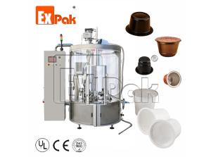 Wholesale rotary machine: Rotary Type Coffee Capsule Filling and Sealing Machine CPR-4501