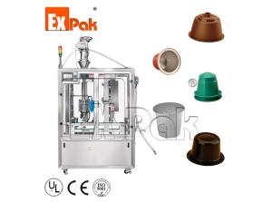 Wholesale yogurt: CPL-2501 Linear Coffee Capsule Filling and Sealing Machine