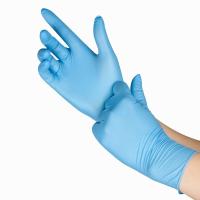 Sell Blue Disposable Nitrile Gloves