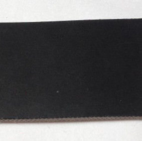 Black Polyurethane PU Conveyor Belt Matt Surface
