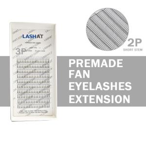 Wholesale surgical tape: 10D Short Stem 0.07 Eyelash Extension Fans Premade Volume Fan Lashes XL Tray Volume Eyelash