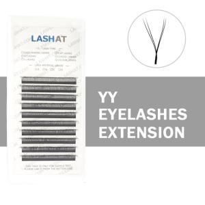 Wholesale surgical tape: Eyelash Premium Eyelashes Extension Wholesale YY Lashes D Curl 0.05mm YY Lash Extensions with Logo