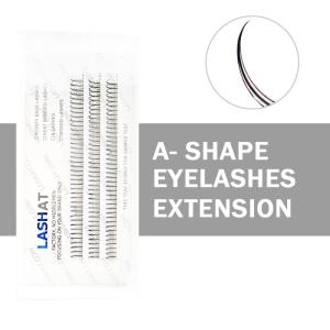 Wholesale eyelash fan: A Shape Tapered Cluster Eyelash Extension Individual Volume Fans Lashes