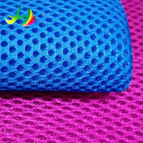 Custom Made 3D Polyester Knitted Sandwich Mesh Breathable Fabric For Shoes  - OEM Service