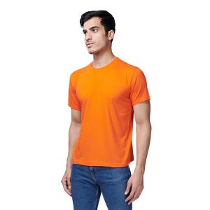 Wholesale orange t shirts: Orange Label - Cotton Round Neck T-shirt