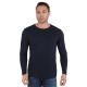 Sira - Full Sleeves Cotton Round Neck T-shirt