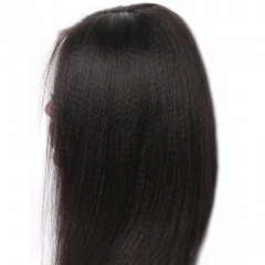 Wholesale wig: Light Yaki Straight 250% Density Lace Front Wig with Baby Hair Malaysian Virgin Hair Full Lace Human