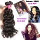 [UNICE] Unice Remy Brazilian Natural Wave Hair 100% Virgin Human Hair 3 Bundles 7A Grade Natural Col