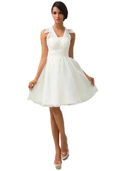 Sell Short Soft Oganza Summer Wedding Dress Formal Dress
