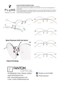 Wholesale Eyeglasses Frames: Beta-titanium Half Rimless Frames
