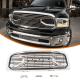 Front Big Horn Chrome Grille Fit for DODGE RAM 1500 2013-2018 with Letters ABS
