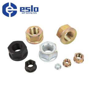 Wholesale crane steel rail: Hex Self Locking Nut Steel Black