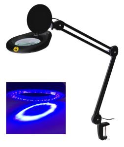 Wholesale glass table lamp: Magnifying Lamp ESD UV Anti Static Ultraviolet LED Magnifier