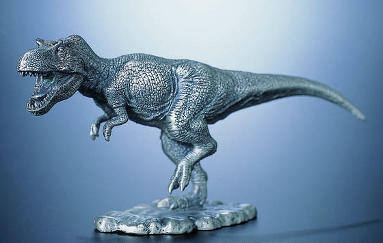 Museum Quality Dinosaur model: Pewter metal T.rex(id:630093) Product