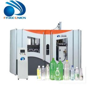 Wholesale pet bottle blower: Fully Automatic High Speed 4 Cavity Linear PET Plastic Mineral Water Bottle Blowing Molding Machine