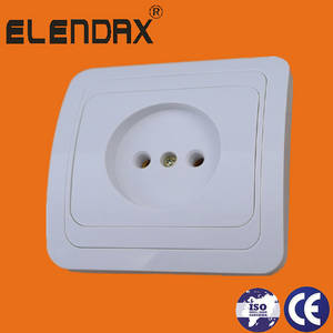 Wholesale electric socket: Elendax Electrical Fitting Wall Socket EU (F2009)