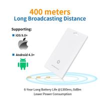 Wireless Sensor Low Energy Waterproof Bluetooth 5.1 Nfc Ble Beacon Card Supports Ibeacon Eddystone 4