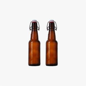 Wholesale clear sticker: Reusable Empty Durable Flip Top Beer Bottles Wholesale and Bulk
