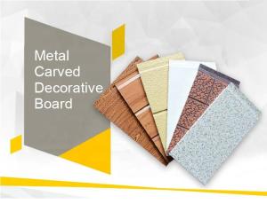 Wholesale aluminium panel: Houses Materials PU Sandwich Board Environmental Protection Outdoor Decorative Aluminium Panels