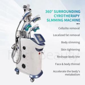 Wholesale rf skin lifting: Cryotherapy Cyro Slimming Machine Cryolipolysis Fat Freeze 360 5Handles Criolipolisis