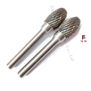 Wholesale file: E0610 1/4 Inch Shank Tungsten Carbide Rotary Files 6mm Engraving Tungsten Carbide Burr Bit Set Doubl