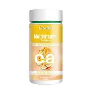 Wholesale vitamin d3: Fruit Rhombus Vitamin D3 Tablets Rhombus 1.2g Calcium Magnesium Zinc D3
