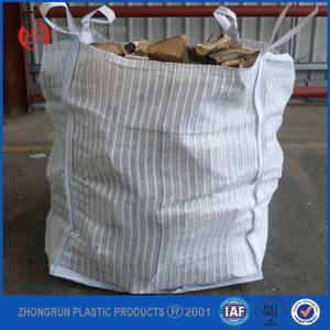 Wholesale rice sack bag: Breathable PP Woven Big Bag/FIBC for Firewood Packing/ Big Bag with Vents Transparent PP Jumbo Bag