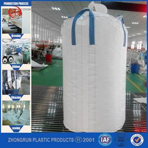 Wholesale pp uv bag: PP Woven Flexible Big Bag with Baffle and Brace Inside for Packing 2000kg Iron Ore with High UV Trea