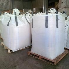 Wholesale Packaging Bags: Woven Super Sack FIBC Bulk Bags Flat Bottom White 2000kg for Corn Rice Flour