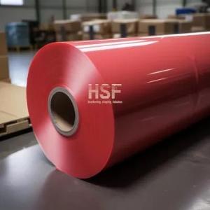 Wholesale hazardous goods storage: Opaque Red 120 M HDPE Film for Backing Liner for Different Tapes, Printings and Packaging
