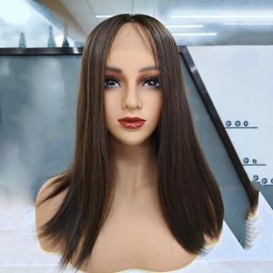 Wholesale wig: Black with Brown Highlight Jewish Women Wigs J063