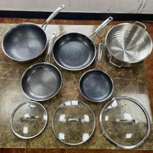 Wholesale nonstick cookware: Ceramic Nonstick Etching Cookware