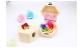 Colorful Artificial Soap Flower Wooden Box Soap Rose Flower Creative Valentine's Day Candy Gift Birt